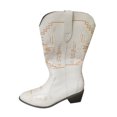 thumbnail image 2 of Bottes Courtes à Bout Pointu Décontractées Imprimées pour Femmes, Talon Moyen, 2 of 7