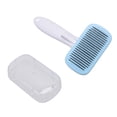 thumbnail image 4 of Cat Hair Removal Slicker Comb, Fast Hair Removal Self  Pet Brush Button   For Home Steel Wire Blue, 4 of 8