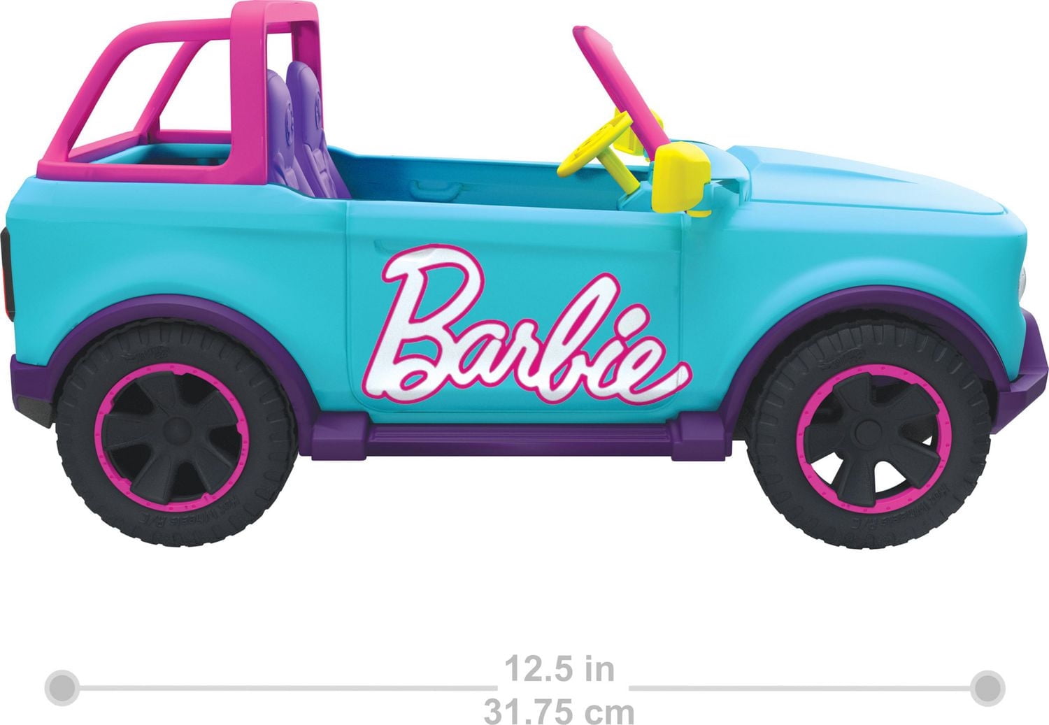 Hot Wheels  Barbie  Véhicule téléguidé  VUS et autocollants