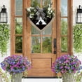 thumbnail image 1 of Door Hanging Decoration for Front Door - Heart Shaped Sign with Last Name Initials Farmhouse Wreath for Exterior 26 Letters Spring Seasonal Outdoor Home, 1 of 4