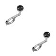 thumbnail image 2 of relayinert Bicycle Computer Camera Mount Holder Multi-purpose Bike Aluminum Alloy Cellphone Torch Stand Bracket Accessory Gray 2Set, 2 of 6
