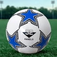 thumbnail image 3 of Ruiboury Teamwork Football Soft PVC Cover Size 5 Soccer Ball Fun Competitive Soccer Ball Size 5 Ball Football yellow, 3 of 6