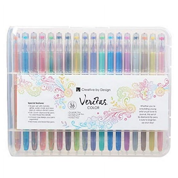 Ensemble de Stylo Gel 36 Pcs Assortiment