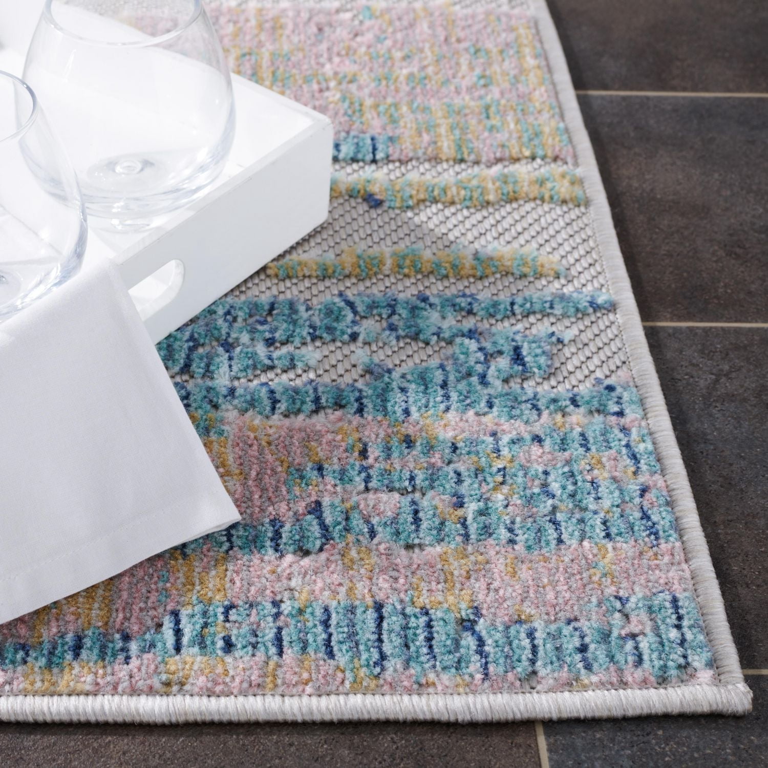 SAFAVIEH Cabana Gaila Abstract Indoor/Outdoor Area Rug