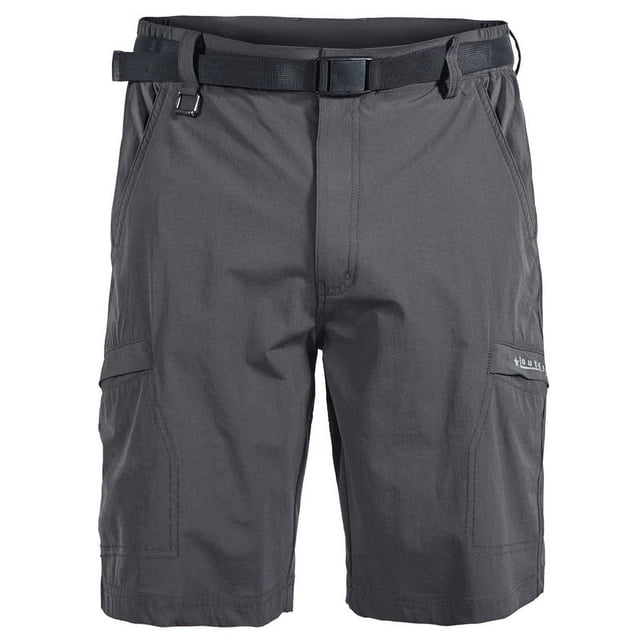 Zemub Men's Quick Dry Shorts Multi-pocket Training Hiking Pants(Gray,XL)