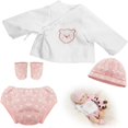 thumbnail image 5 of CUITING Handmade Reborn Baby Dolls Girl Clothes Sets  12-14‘‘  3 Pack, 5 of 5
