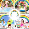 thumbnail image 3 of Patiojoy Inflatable Rainbow Sprinkler Outdoor Sprinkling Water Game Toy, 3 of 10