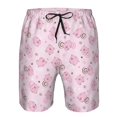 thumbnail image 3 of Wukai Maillot de Bain Imprimé Cochon Mignon avec Doublure de Compression Séchage Rapide Shorts de Sport avec Poche-TTG, 3 of 6