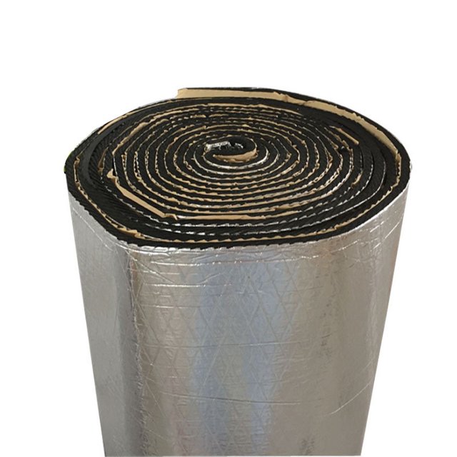 Car Sound Deadener Sound-proof Cotton Sound Insulation Cotton Auto Sound Insulating Tool 5mm Car Sound Deadener Insulation Cotton Aluminum Foil Vehicle Interior Trim Sticker