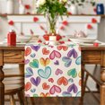 thumbnail image 4 of Boovnll Valentines Day Table Runner, 13x71" Valentine's Day Printing Table Runner, Valentines Table Runner for Holiday Kitchen Dining Table, Party Decor, Valentines Day Decorations, 4 of 6