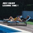 thumbnail image 2 of Topbuy Chaise Longue de Plage Réglable, Chaise de Bronzage Face vers le Bas avec Trou pour le Visage et Coussin Amovible, 5 Positions Réglables, Bleu et Vert, 2 of 8