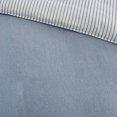 thumbnail image 3 of Madison Park Hayden Reversible Stripe Duvet Cover Mini Set Blue Twin, 3 of 4
