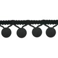 thumbnail image 2 of Expo Garniture à Franges Lolita Pom-Pom International, 20 yd/5/8, Noir, 2 of 3