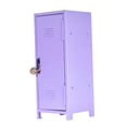 thumbnail image 1 of veasfak Mini Locker Decorative Iron Girls Lockbox for Stationery Jewelry Living Room violet, 1 of 9