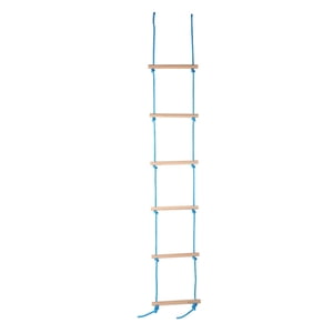 HLONK Échelle de corde en bois pour les enfants Cadre extérieur d'escalade et maison d'arbres