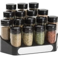thumbnail image 1 of Trudeau 16-Bottle Spice Rack, Glass bottles, Comes with 16 Savoury Spices, 1 of 4
