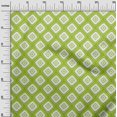 thumbnail image 2 of oneOone Georgette Viscose Light Green Fabric Geometric Bandhani Sewing Craft Projects Fabric Prints By Yard 42 Inch Wide, 2 of 4