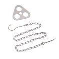 thumbnail image 1 of Campfire Tripod, Lightweight Stable Medium Size Campfire Support Plate Portable  for Outdoor, 1 of 7