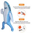 thumbnail image 4 of 2 Sizes  Cute Unique Standing Shark Design Inflatable Suit  Halloween Christmas Play Inflatable Costume Props, 4 of 6