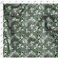 thumbnail image 4 of Soimoi Green Poly Georgette Fabric Leopard Animal Skin Decor Fabric Printed Yard 52 Inch Wide, 4 of 6