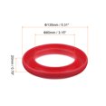 thumbnail image 2 of Unique Bargains Silicone Bobbins Ring Holder Metal or Plastic Sewing Machine Thread Spool Organizers, Red 2 Pack, 2 of 6