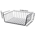 thumbnail image 3 of Wzzjkit Kitchen Organizers and Storage, Kitchen Cabinet Partition Under The Basket Closet Storage Rack Storage Rack Dormitory Desk Rack Organizer Rack Storage Rack Iron Storage Rack, 3 of 6