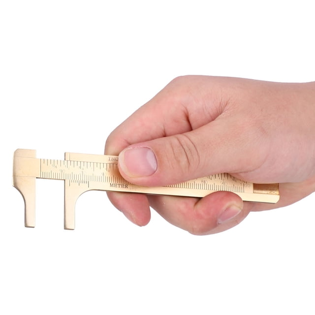 Accurate Brass Clear Scale Caliper, Brass Vernier Caliper, for Measurement Jewelry