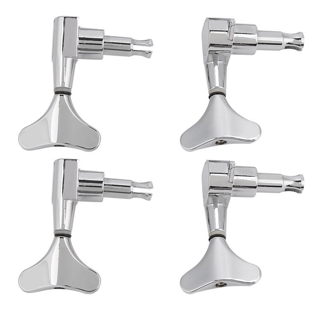 2L2R Boutons en Forme de Queue de Poisson Scellés pour Guitare Basse, Têtes de Machine DIY, Entretien des Basses, Design Fermé
