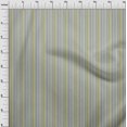 thumbnail image 2 of oneOone Georgette Viscose Fabric Multicolor Stripe Printed Craft Fabric BTY 42 Inch Wide, 2 of 3