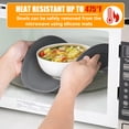 thumbnail image 3 of Youkk 2pcs Large Silicone Mat Heat Resistant Placemat Food Grade Protection Easy To Clean Waterproof Food Mat Grey 1Set, 3 of 6