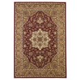 thumbnail image 1 of HomeRoots 353266 2 Pi 3 Po x 3 Pi 3 Po Tapis Rouge et Beige en Polypropylène, 1 of 1