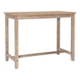 thumbnail image 1 of Linon Claridge Table de Pub en Bois Hauteur Comptoir, Brun Vieilli, 1 of 8