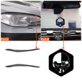thumbnail image 4 of Baohd 2Pcs Eyebrows Car Eyelid Cover Carbon Fiber Strip Sticker Auto Fittings Parts Replacement for X5 E70 2010 2012, 4 of 6