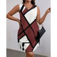 thumbnail image 4 of Ovzne Robes d'Été pour Femmes Robe pour Femme T-Shirt Imprimé de Pâques pour Femme Col Rond Haut à Manches Courtes Robe d'Été Imprimée Liquidation, 4 of 7