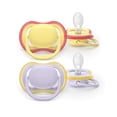 thumbnail image 1 of Philips Avent Ultra air Pacifier 0-6m yellow/ fresh lilac, 1 of 7