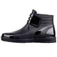 thumbnail image 2 of LSLJS Bottes Cheville pour Hommes, Bottes de Pluie Basses Mode pour Hommes Antidérapantes Couleur Unie, 2 of 4
