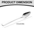 thumbnail image 3 of Iodue Tableware Serrated Edge 6PC Spoon Thick Spoon Stainless Dessert Kitchen，Dining & Bar, 3 of 4