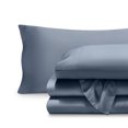 thumbnail image 1 of Bare Home TENCEL™ Sheet Set - Lyocell derived from Eucalyptus - Twin XL, Indigo, 1 of 7