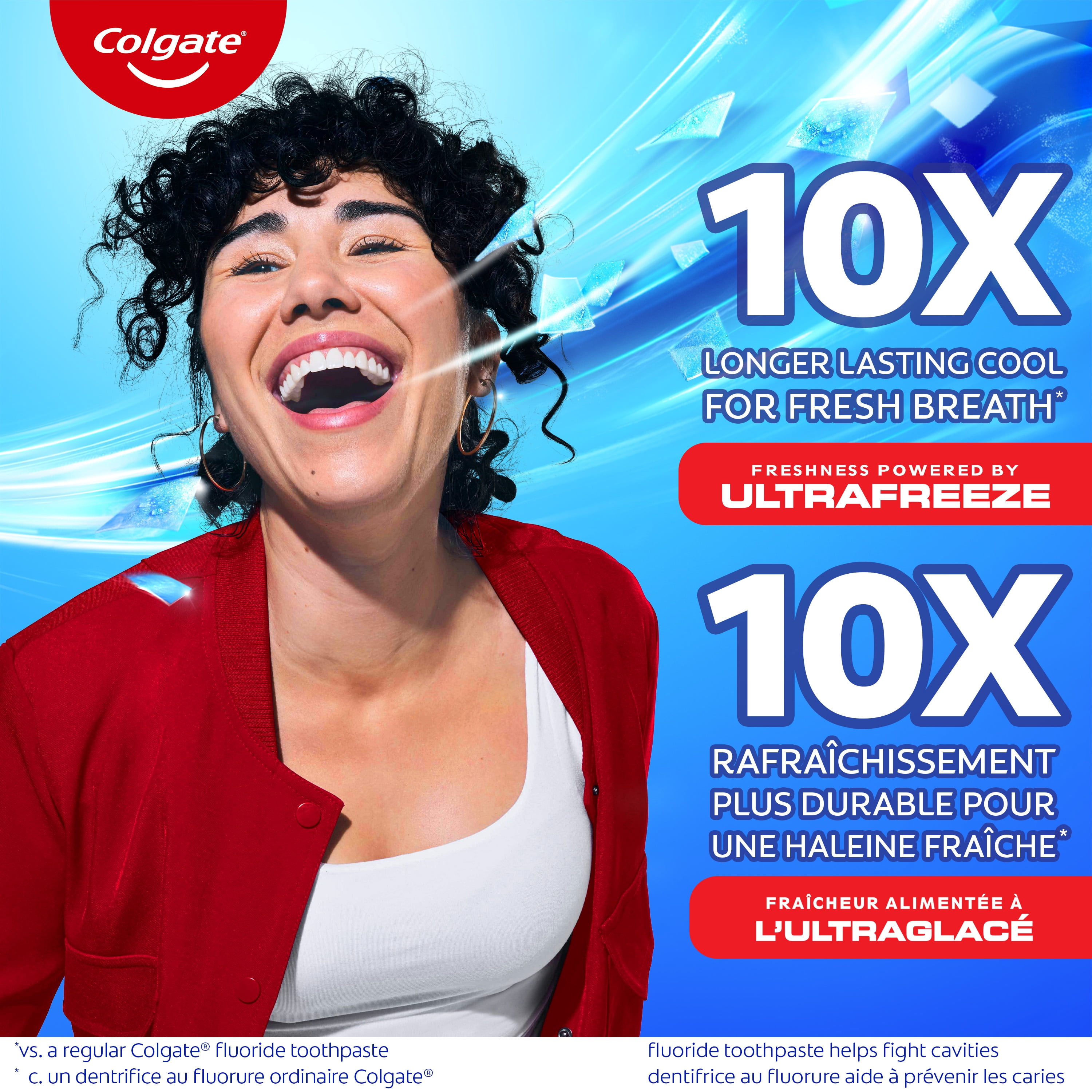 Dentifrice Colgate MaxFrais à la menthe fraîche, format voyage, 52 ml