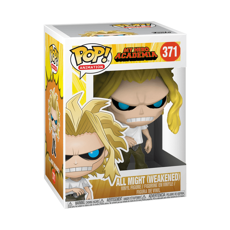 Funko Pop! Animation: My Hero Academia - All Might (Weakened) figurine en vinyle