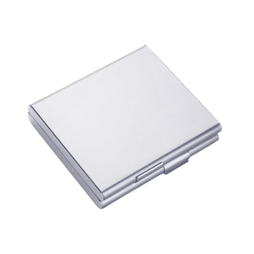 Miangastore Étui à Cigarettes Portable à Coquille, Aluminium, 20 Pcs, Étui d'Emballage pour Cigarettes (Argent)