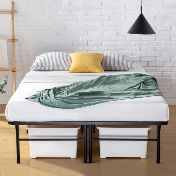 ZINUS 18 Inch SmartBase Heavy Duty Mattress Foundation / Metal Platform Bed Frame / No Box Spring Required / Sturdy Steel Frame / Underbed Storage / Easy Assembly / No Tools Required, 5 Yr Warranty