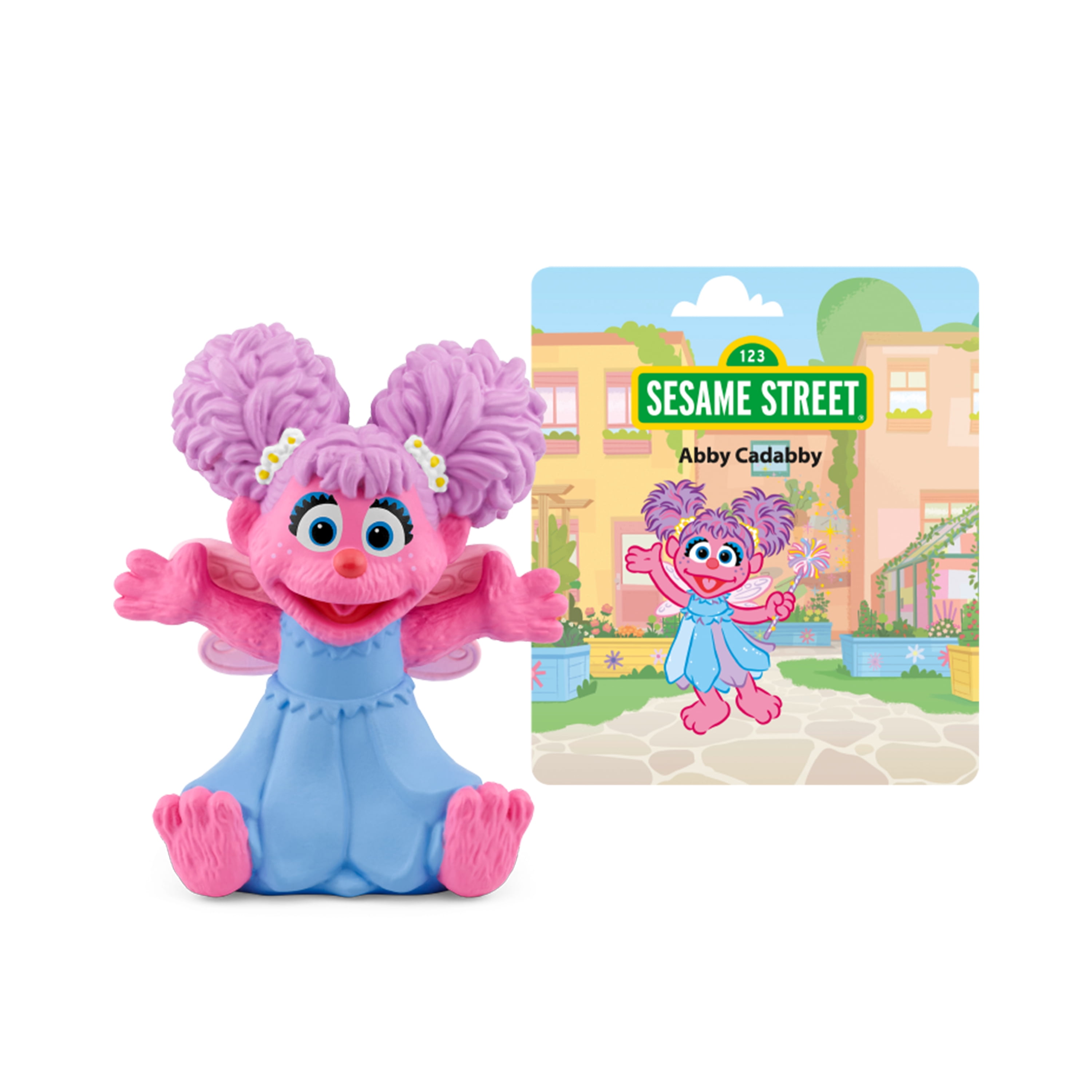 tonies Toniebox 2 Bundle with Elmo, Abby Cadabby and Cookie Monster from Sesame Street – Sunset Red (English)