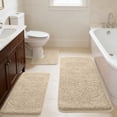 thumbnail image 4 of 3-Piece Memorys Foam Bathroom Rug Set Soft Non Slide Bath Mat Absorbent Bath Rug Perfects For Bathroom Laundry Room Mat Bathroom Mat Bathroom Accessories, 4 of 7