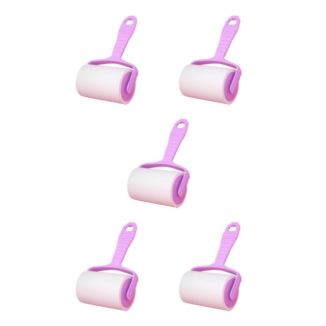 bedienty Hair Sticker Convenience Household Accessories Washable Multipurpose Cat Cleaning Brush Scratch-proof Sticking Roller 5Set