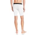 thumbnail image 2 of Hanes Shorts de Compression Performance Sportive pour Hommes, 2TG, True White/Ebony, 2 of 2