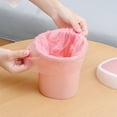 thumbnail image 4 of RRJ Desktop Trash Can, Shake Lid Plastic Waste Bin, Mini Office Desk Garbage Can, Car Home Kitchen Restaurant Storage Container, Small Space Trash Basket, 4 of 6