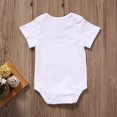 thumbnail image 2 of SUNSIOM Newborn Baby Romper Summer Cotton Letter Print Short Sleeve Jumpsuit, 2 of 6