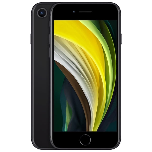 Apple iPhone SE (2020) 64 Go GSM/CDMA Téléphone Entièrement Débloqué - (Utilisé: Bon) Noir