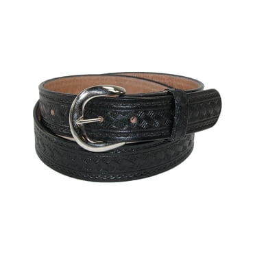 CTM® Ceinture Western en Cuir avec Boucle Amovible (Grande Taille pour Hommes)